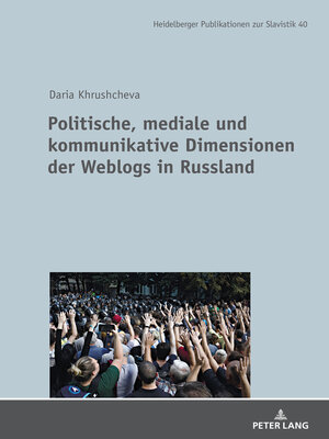 cover image of Politische, mediale und kommunikative Dimensionen der Weblogs in Russland